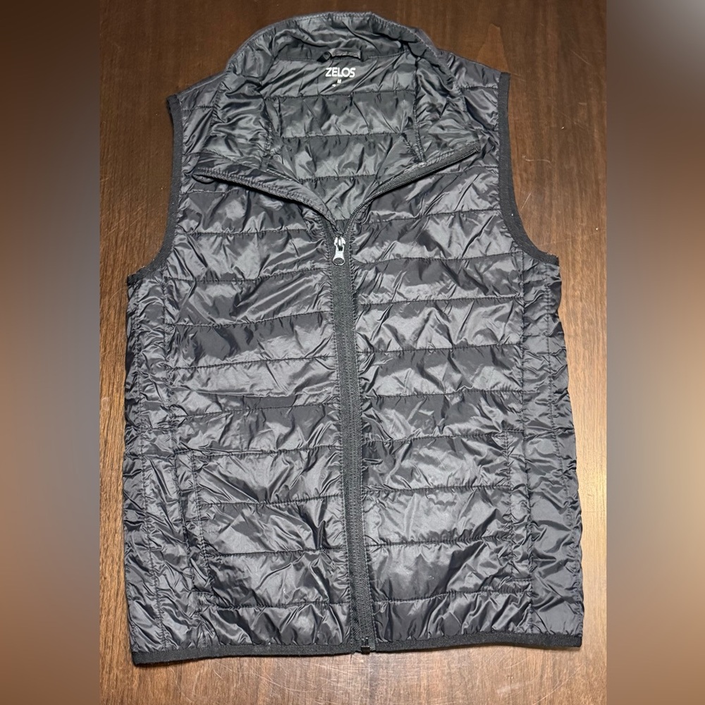 Zelos Charcoal Quilted Vest